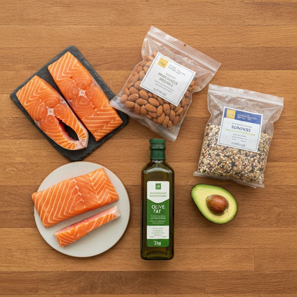 Healthy fat sources from UK supermarkets