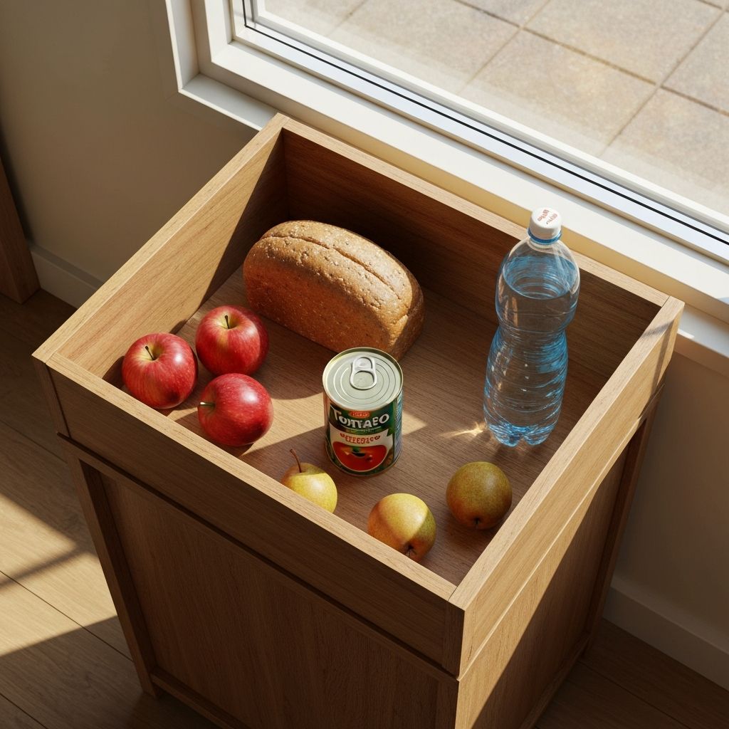 UK supermarket trolley with whole-food staples including oats, berries, eggs, and yoghurt